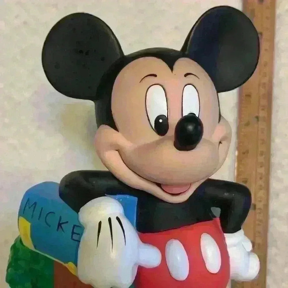 Mickey Mouse Mailbox Piggy Bank * Flaws Disney - Picture 3 of 6